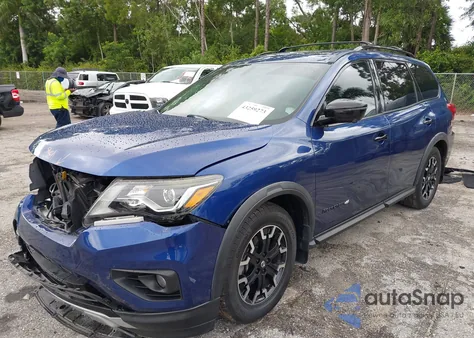 2019 Nissan Pathfinder Sl из США, поврежденный, VIN 5N1DR2MN6KC614072